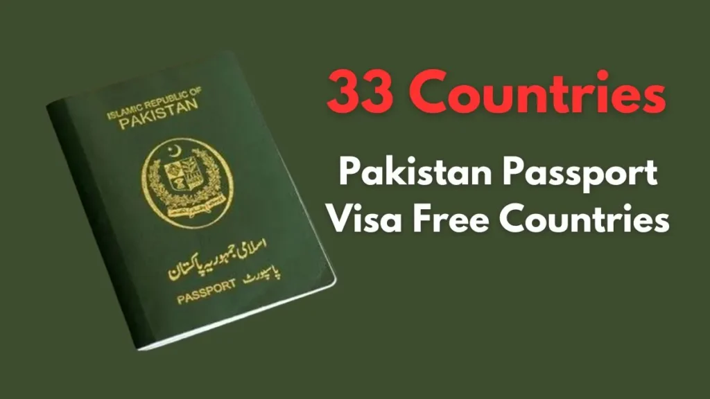 Pakistan Passport Visa Free Countries List 2025
